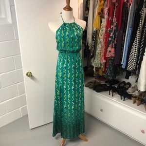 Lovers + FRIENDS maxi dress open back halter